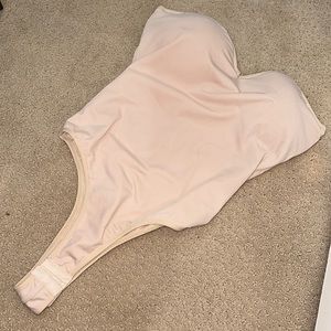 JLUXLABEL Monroe Bodysuit Nude Beige